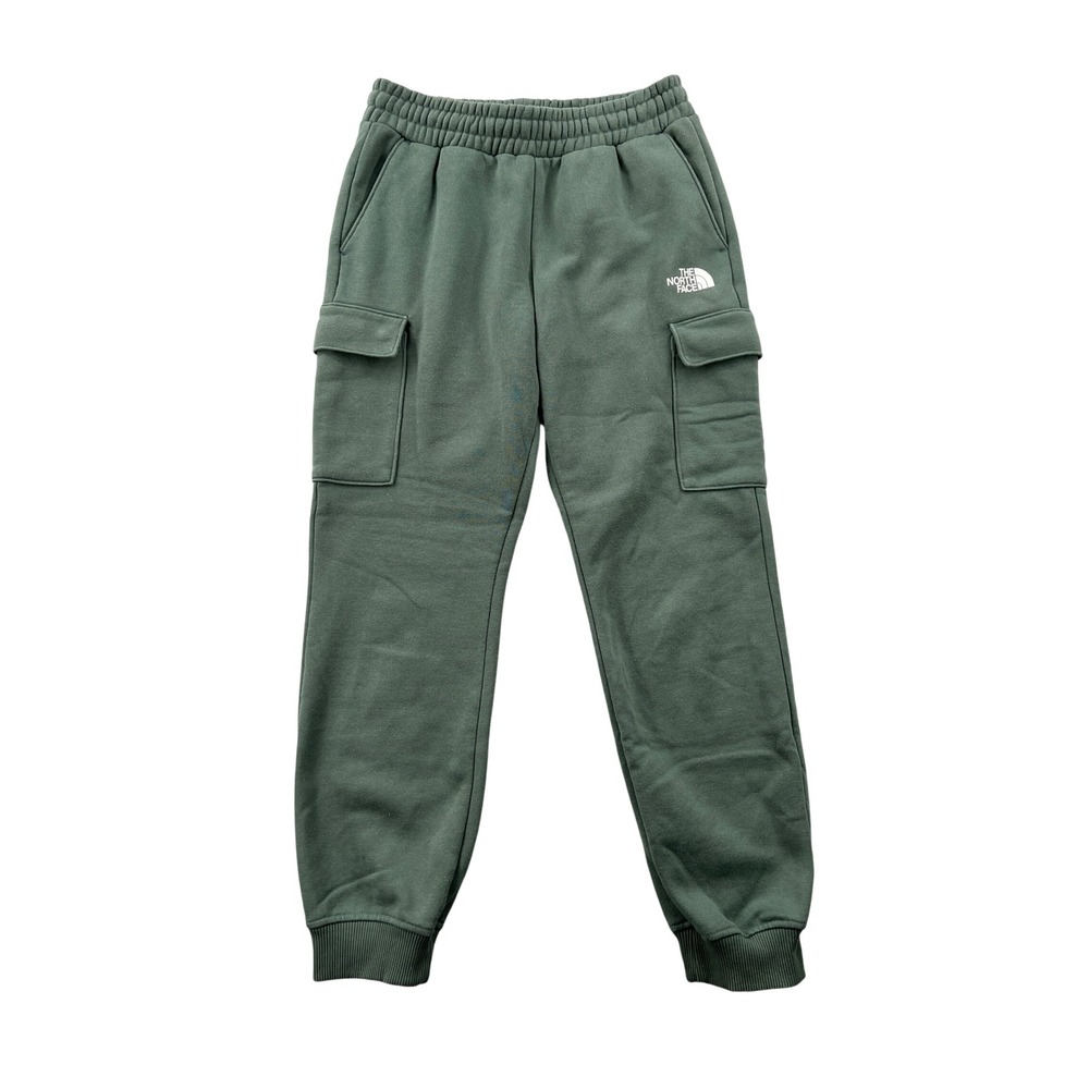 The North Face Coordinates Fleece Cargo Jogger Sweatpants Mens Small Green Gorp
